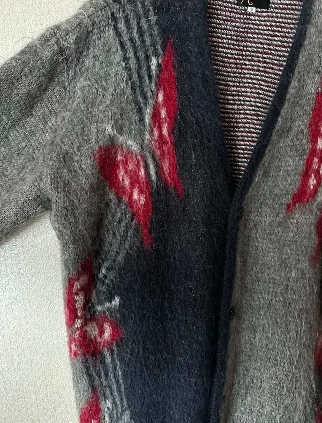 S) 니들스 모헤어 빠삐용 가디건 그레이 상품이미지4