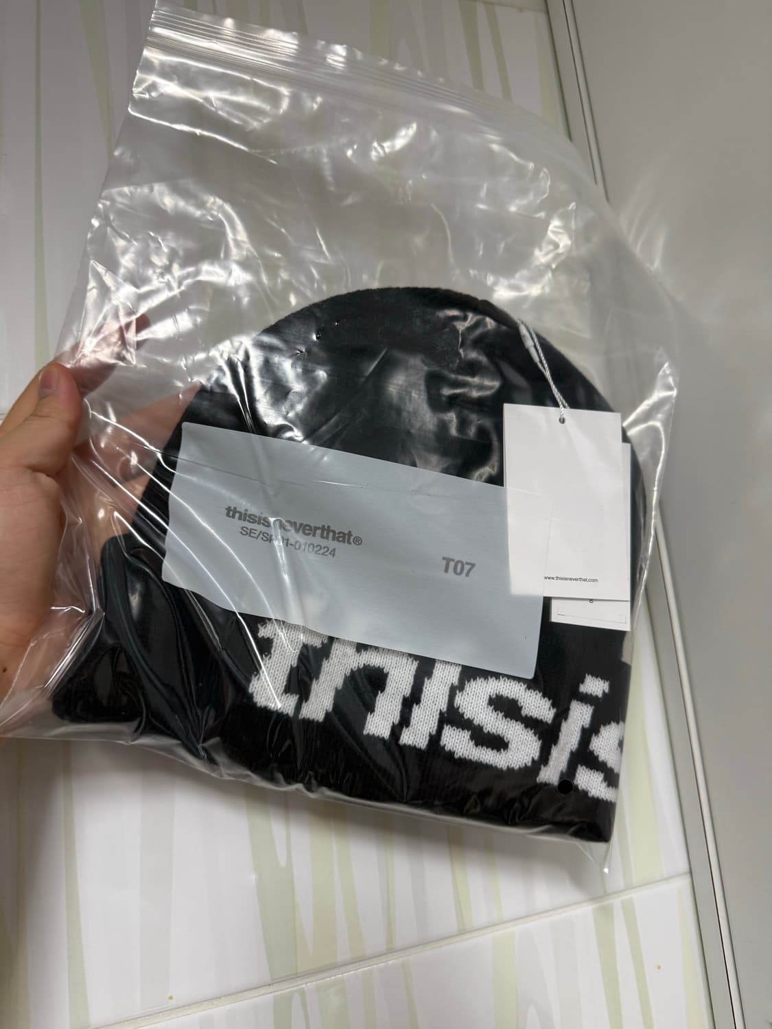 디스이즈네버댓 비니 새상품 판매 상품이미지1