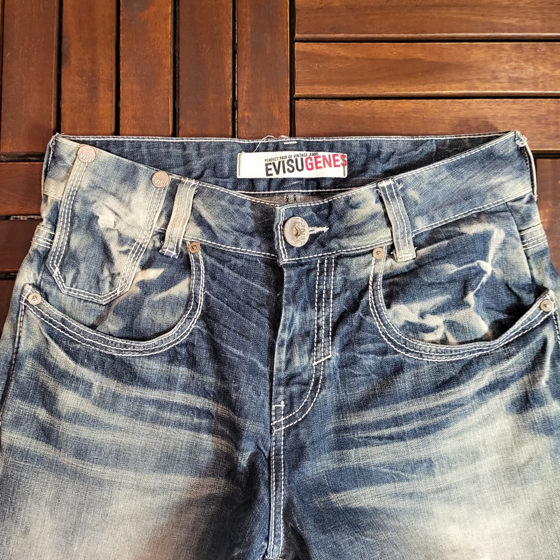 EVISU 청 반바지 (30) 상품이미지6