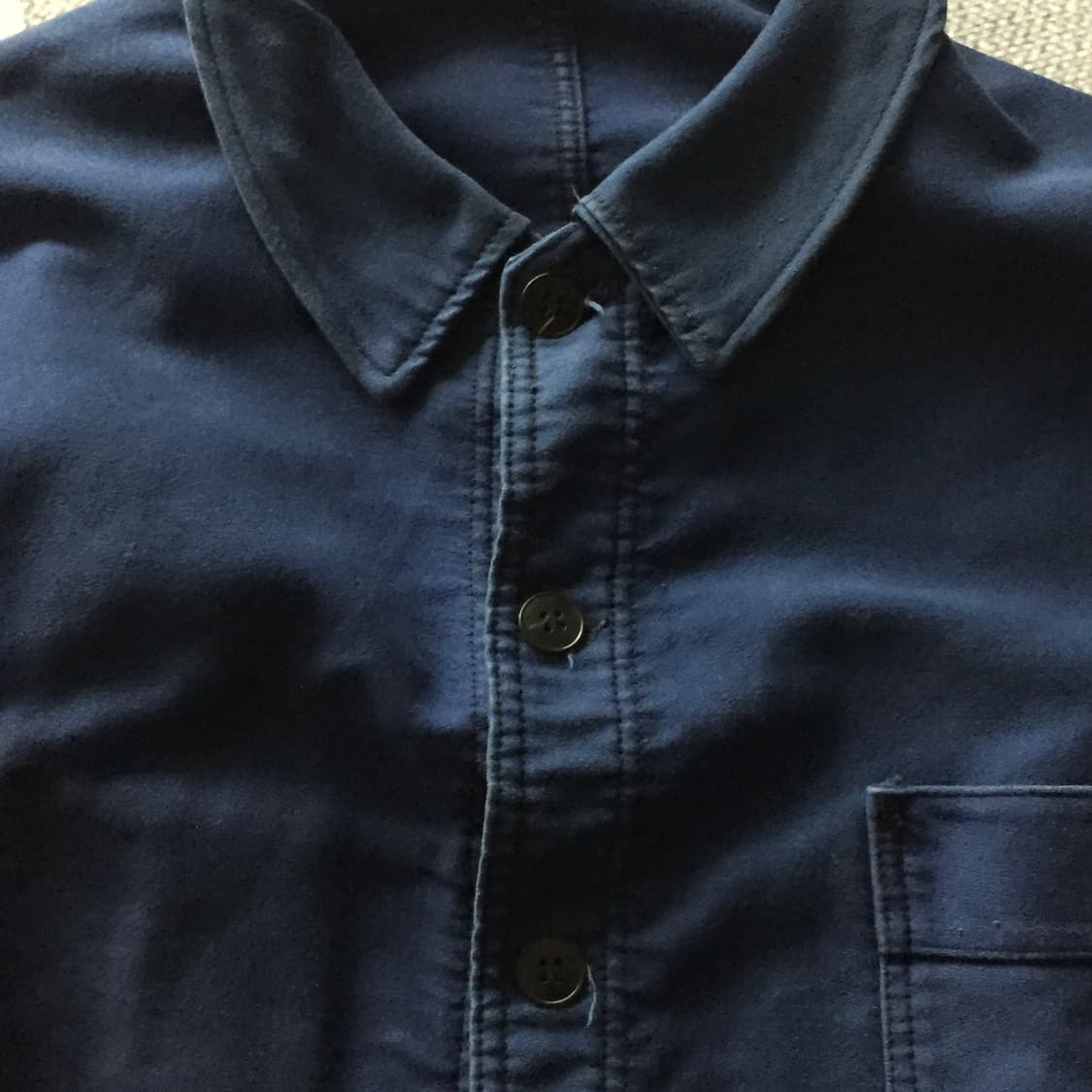 60s adolphe lafont 아돌프 라퐁 몰스킨 프렌치워크 자켓 상품이미지5