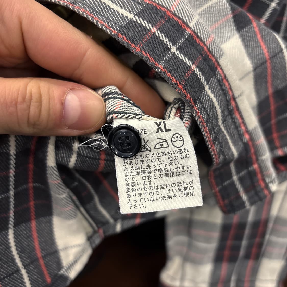 00s 리바이스 레드탭 재팬라인 코튼트윌 타탄체크 워크셔츠 N867 상품이미지7