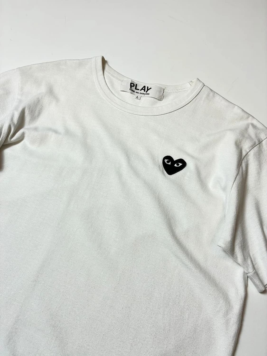 꼼데가르송 하트 로고 베이직 우먼스 반팔 티셔츠 PN9099 상품이미지2