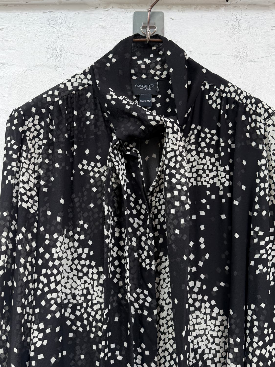 Giambattista Valli 잠바티스타 발리 도트 시어 블라우스 S 상품이미지4