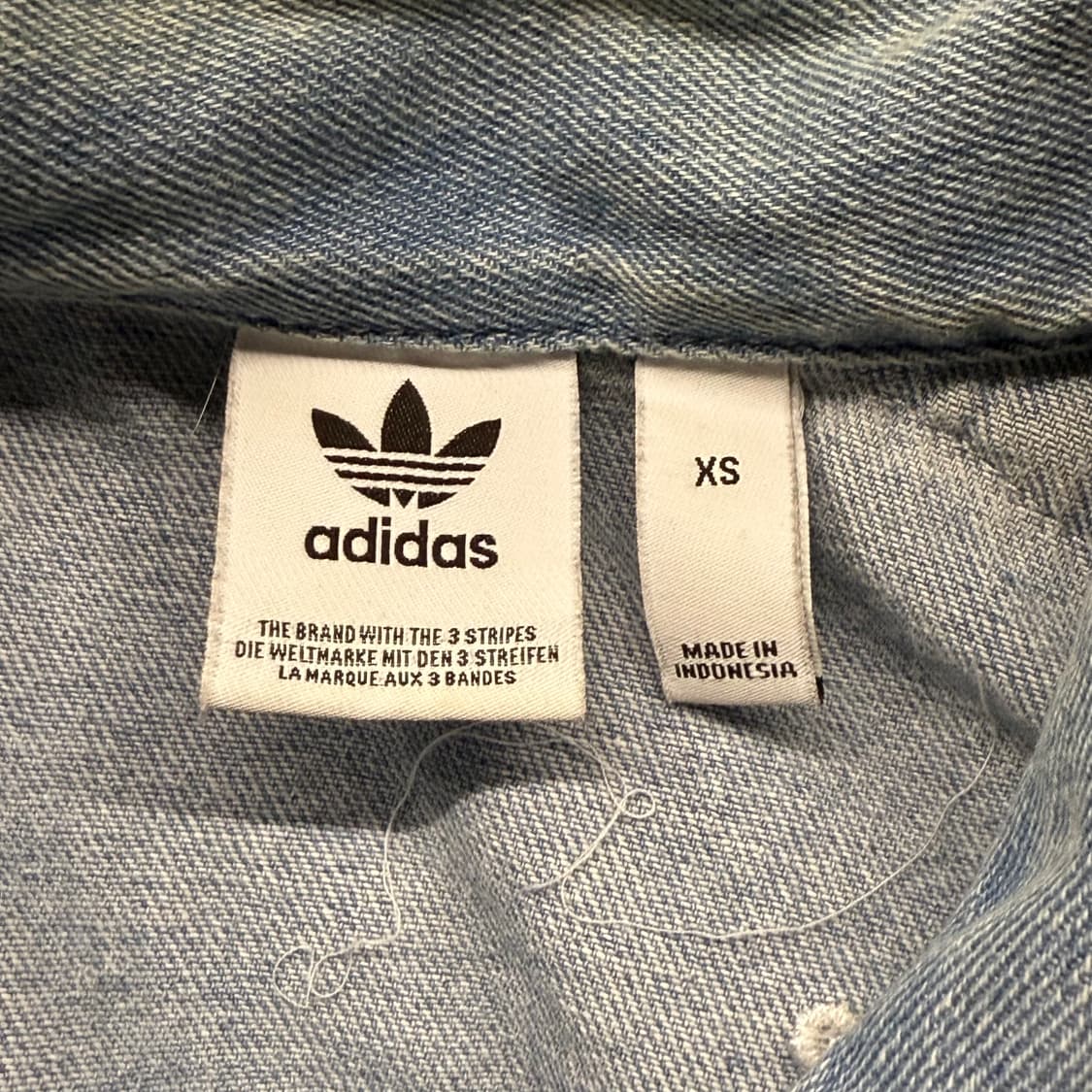 아디다스 연청 트랙탑 데님 자켓 상품이미지5