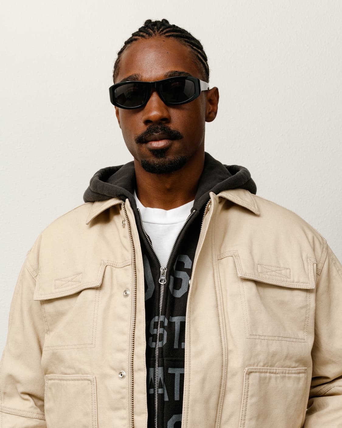 stussy 스투시 LANDON 랜든 선글라스 블랙 상품이미지2