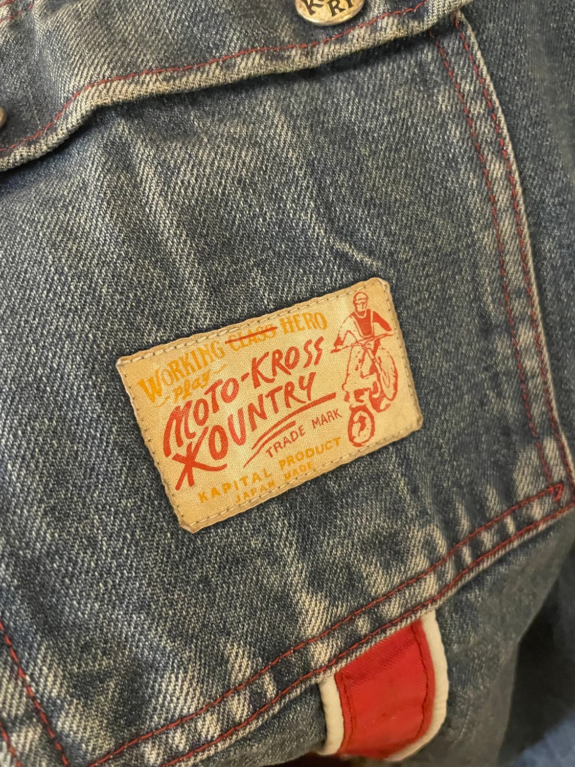 캐피탈 데님 모토크로스 자켓 상품이미지9