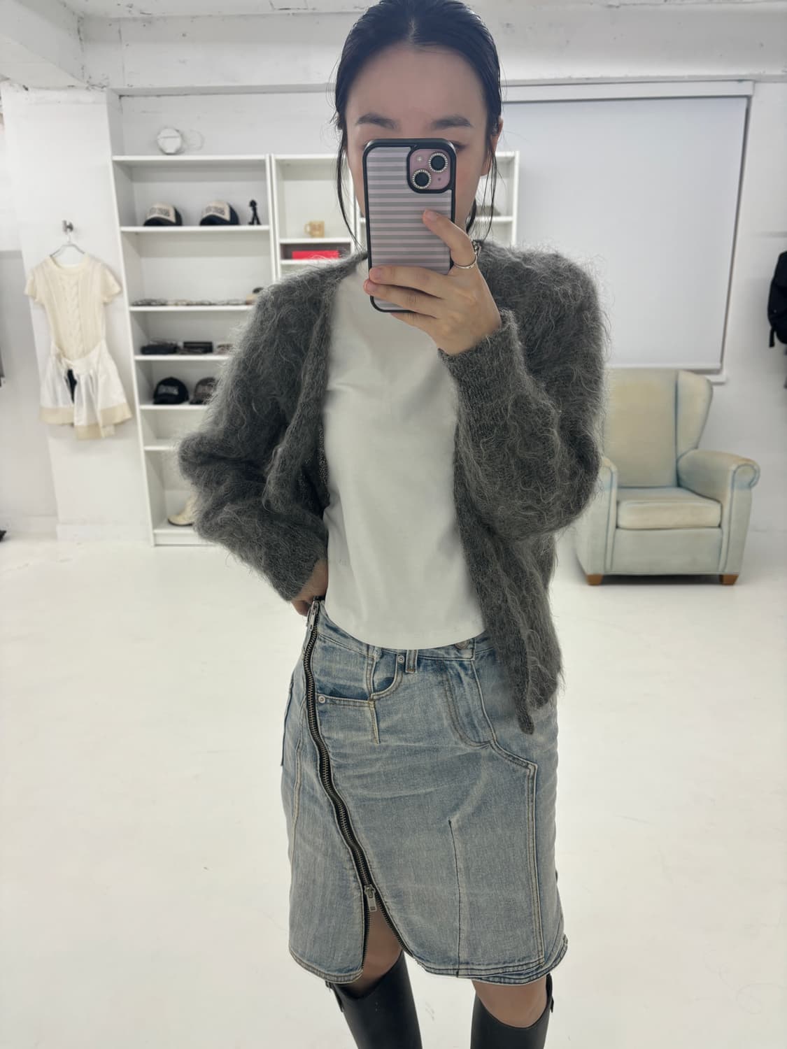 Mohair cardigan 상품이미지6