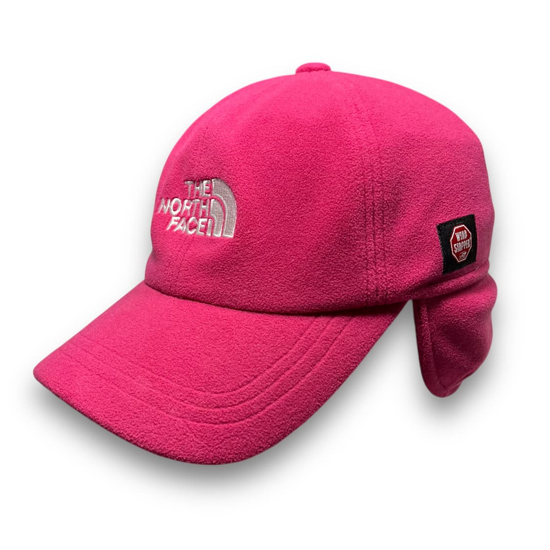 노스페이스 코랄 핑크 윈드스토퍼 이어플랩 플리스 볼캡 상품이미지2
