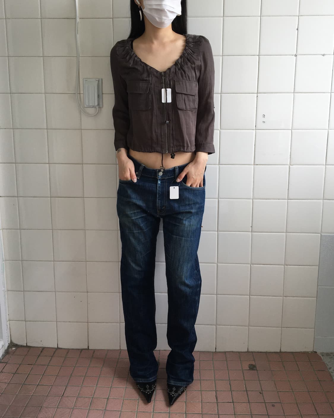String point pocket jacket 상품이미지1