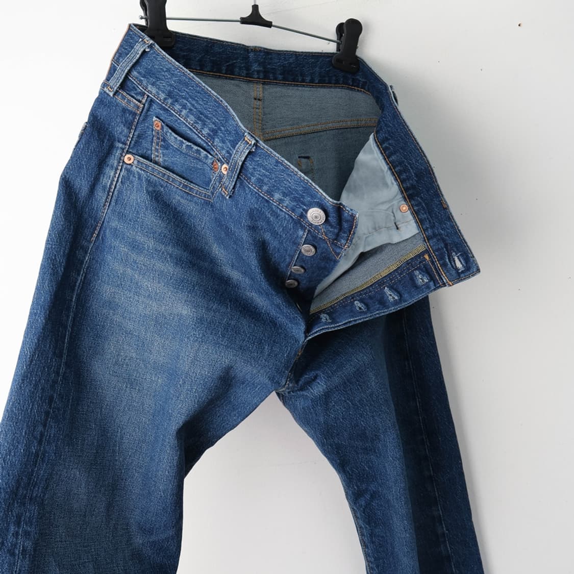 34/리바이스 501 스트레이트핏 블루워시 데님팬츠 상품이미지6