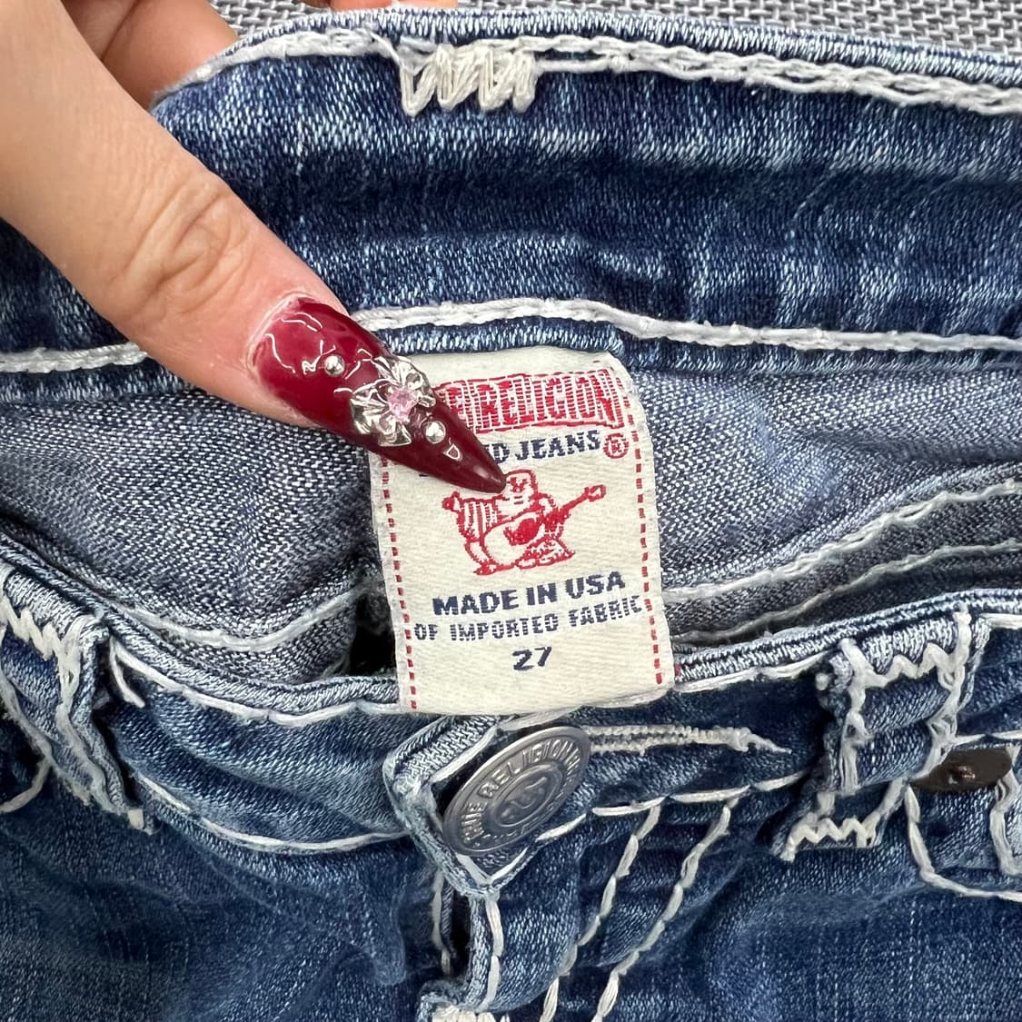 트루릴리전 빌리 수퍼티 데님팬츠 상품이미지2