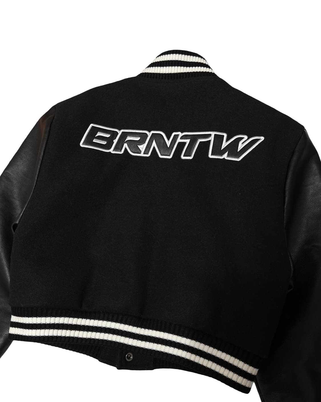 본투윈 블랙 크롭 바시티 자켓 상품이미지5