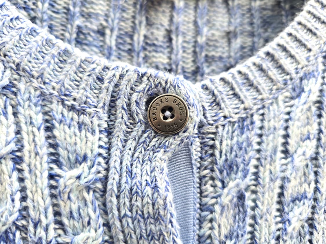 브룩스 브라더스 꽈배기 코튼 가디건 상품이미지4