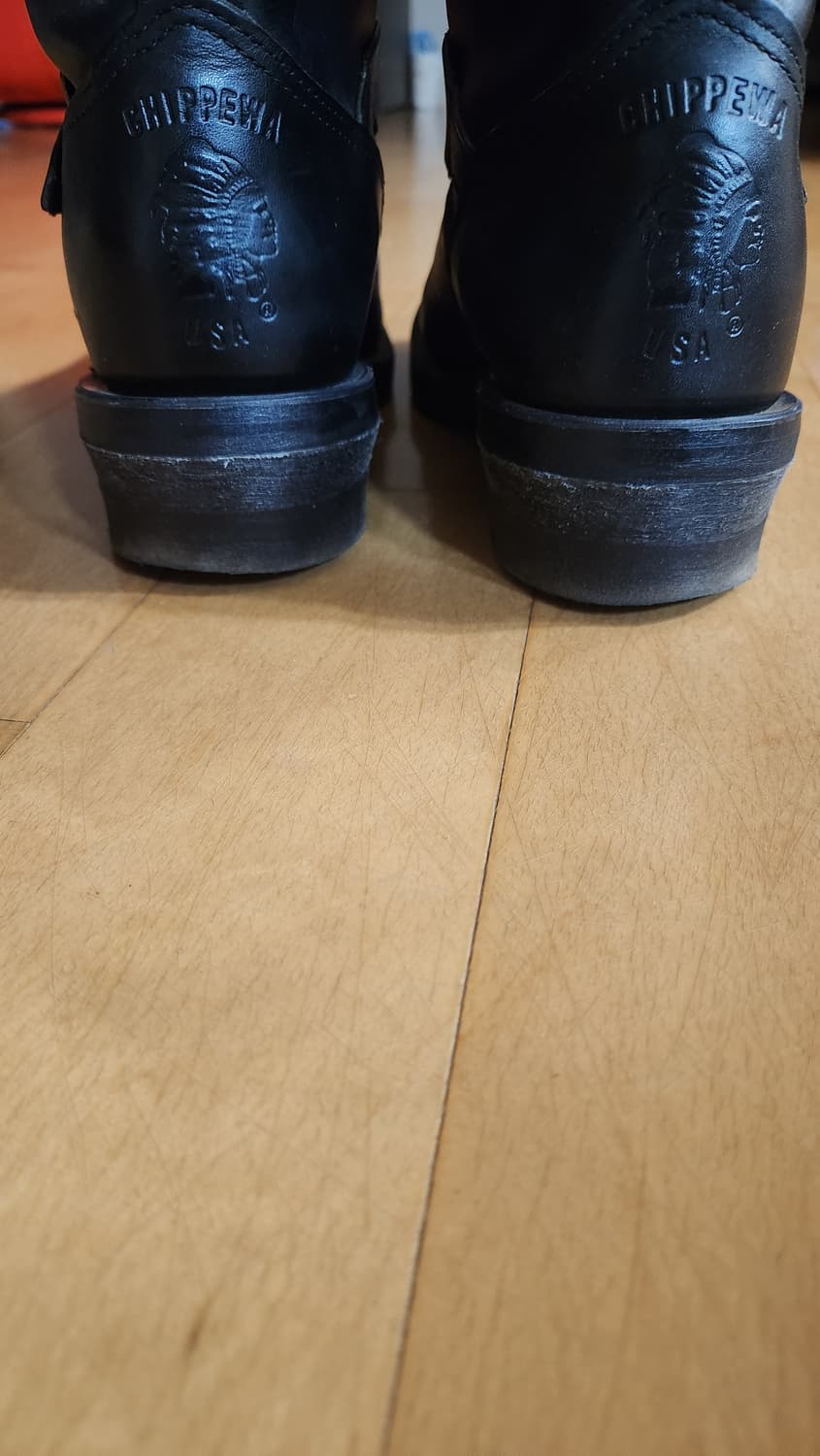 usa 미제 치페와 엔지니어부츠 블랙 8.5E 레드윙 상품이미지4