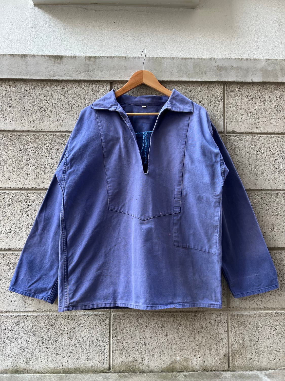 FADED BLUE NAVY OLD FRENCH 프렌치피셔맨스목자켓 상품이미지1