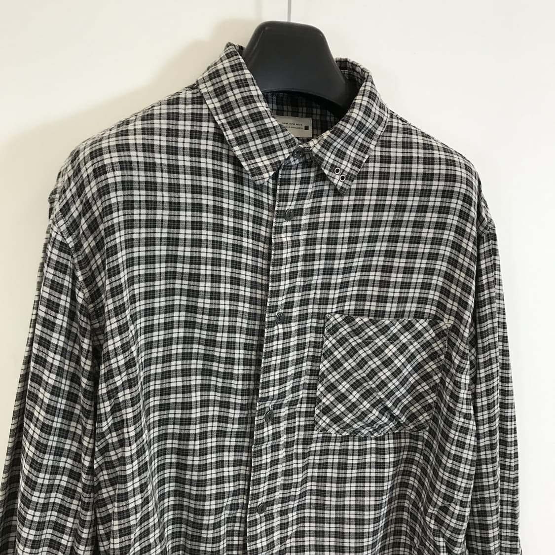  자라 25fw 피어싱 체크셔츠 [M] 상품이미지2