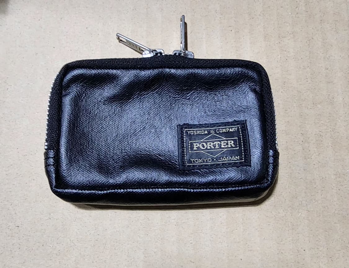 요시다포터 프리스타일 멀티코인 케이스 블랙 상품이미지1