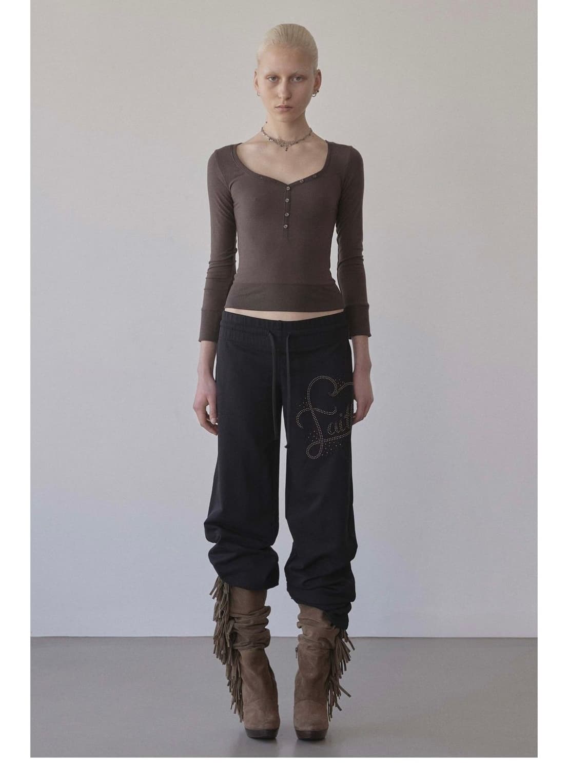 스컬프터 Faith Cotton Track Pants Black 상품이미지3