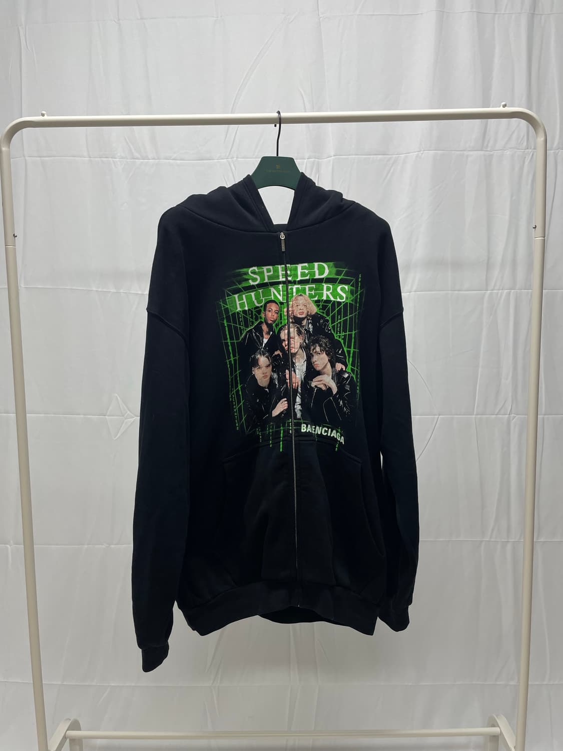 [백화점판] 발렌시아가 한정판 스피드헌터 로고 후드집업 자켓 [m] 상품이미지1