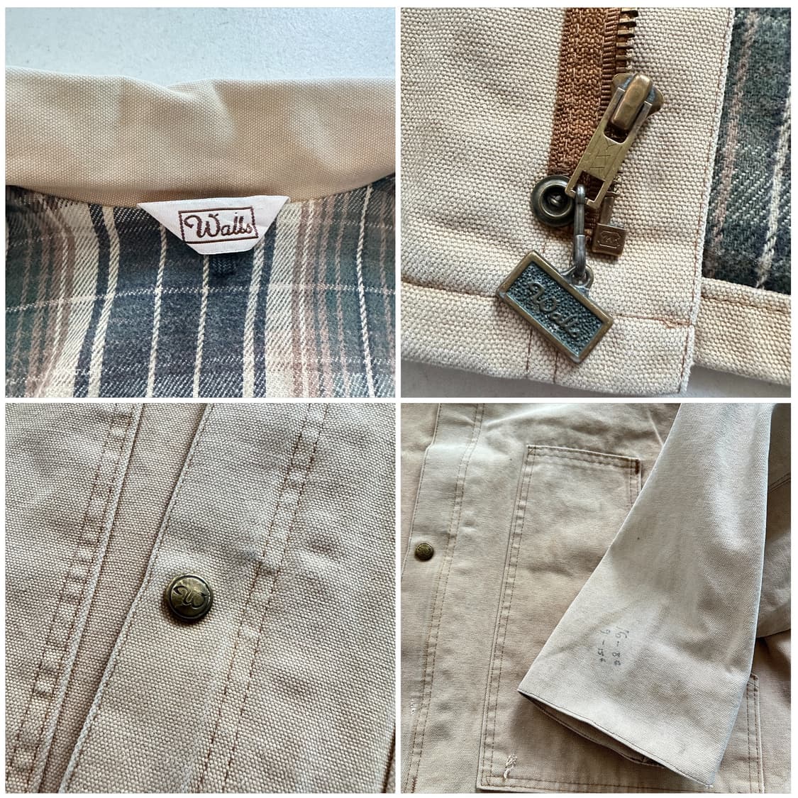 Walls 월스 빈티지 덕 캔버스 워크 자켓 105  상품이미지3