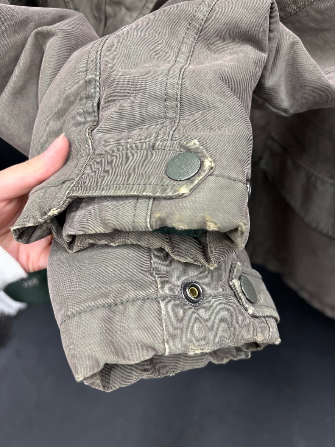 디젤 밀리터리 후드 자켓 상품이미지7