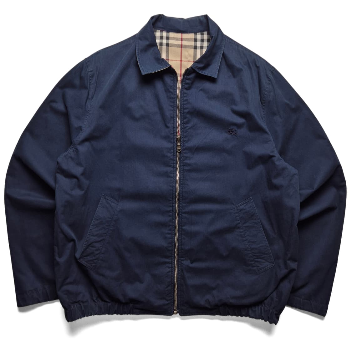 [L] 버버리 리버시블 블루종 자켓 상품이미지2