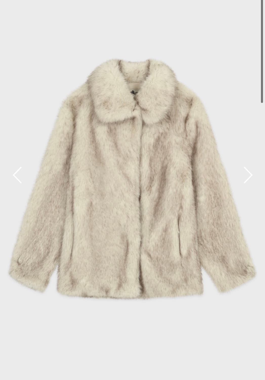 시눈 퍼자켓 아이보리 상품이미지1