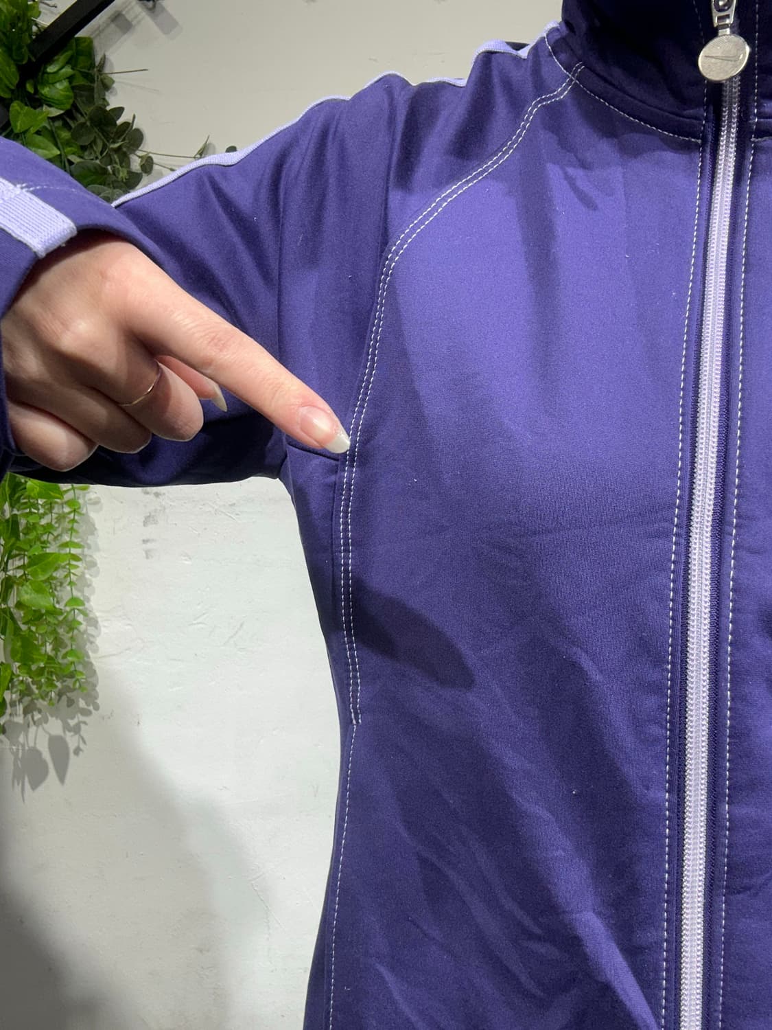 00s 나이키 퍼플 골프 사이드 라인 트랙탑 져지 90 상품이미지4