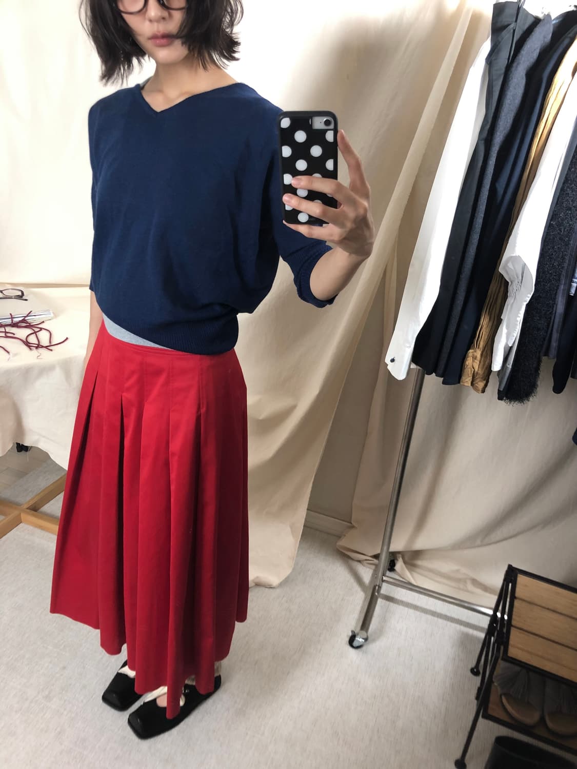 Burberry London 🔴 Pleated Skirt 상품이미지2