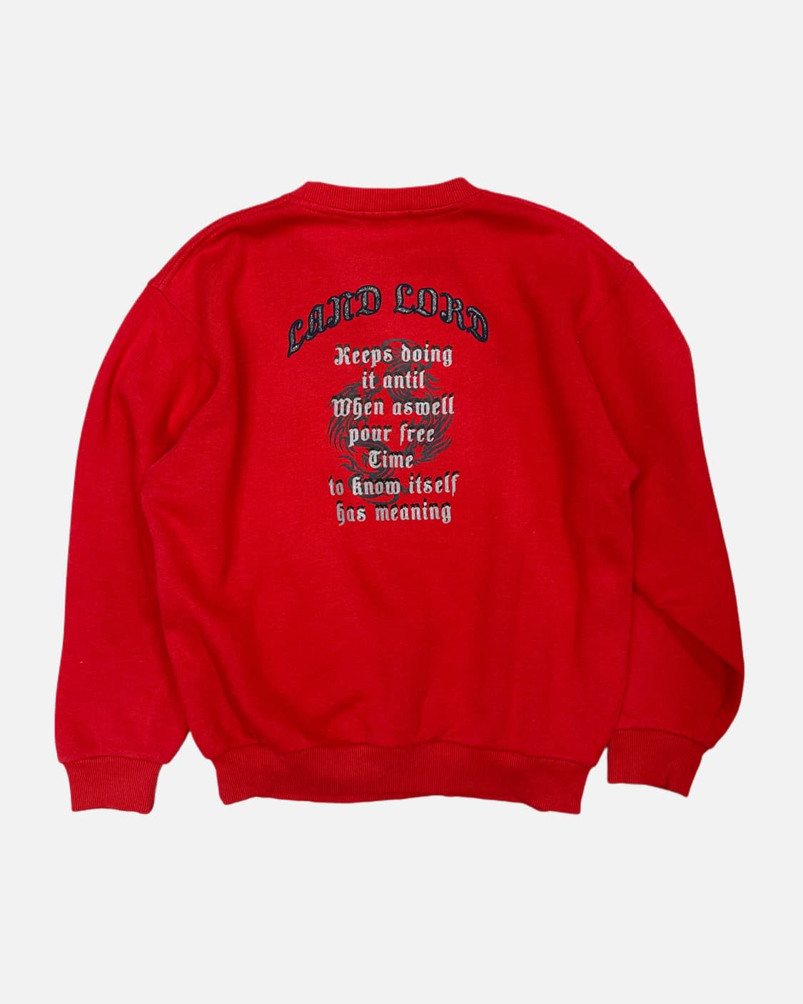 trival printing red sweatshirt 상품이미지4