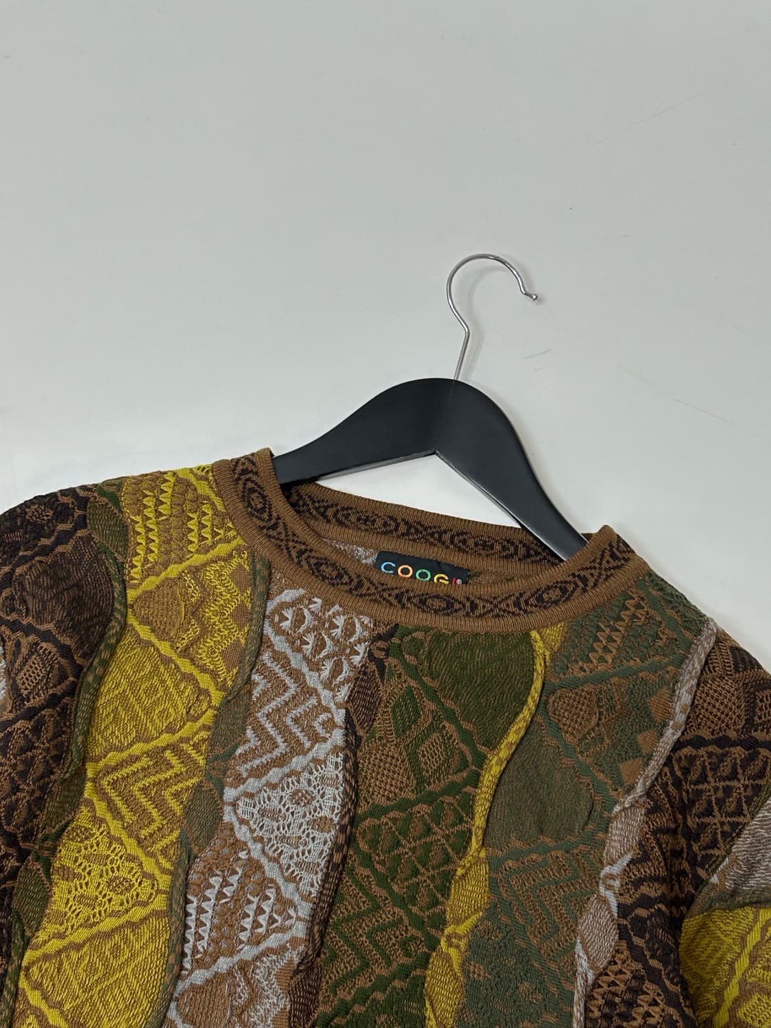 Coogi 쿠지 멀티컬러 텍스처 니트 스웨터 상품이미지2