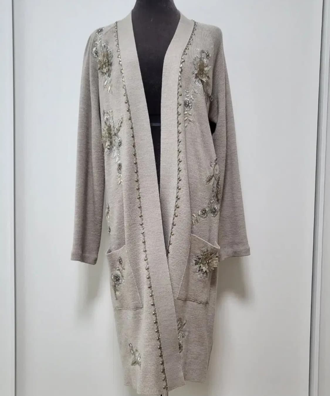 오스카 드 라 렌타 고가 롱 가디건 OSCAR DE LA RENTA 상품이미지1