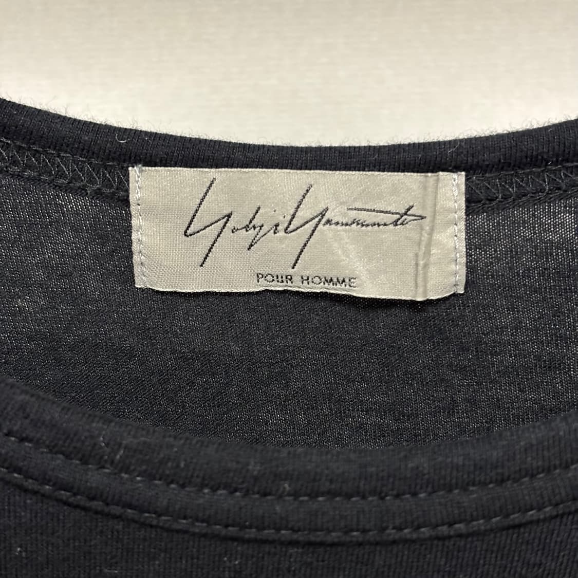 3) 요지 야마모토 뿌르 옴므 반팔 티셔츠 상품이미지2