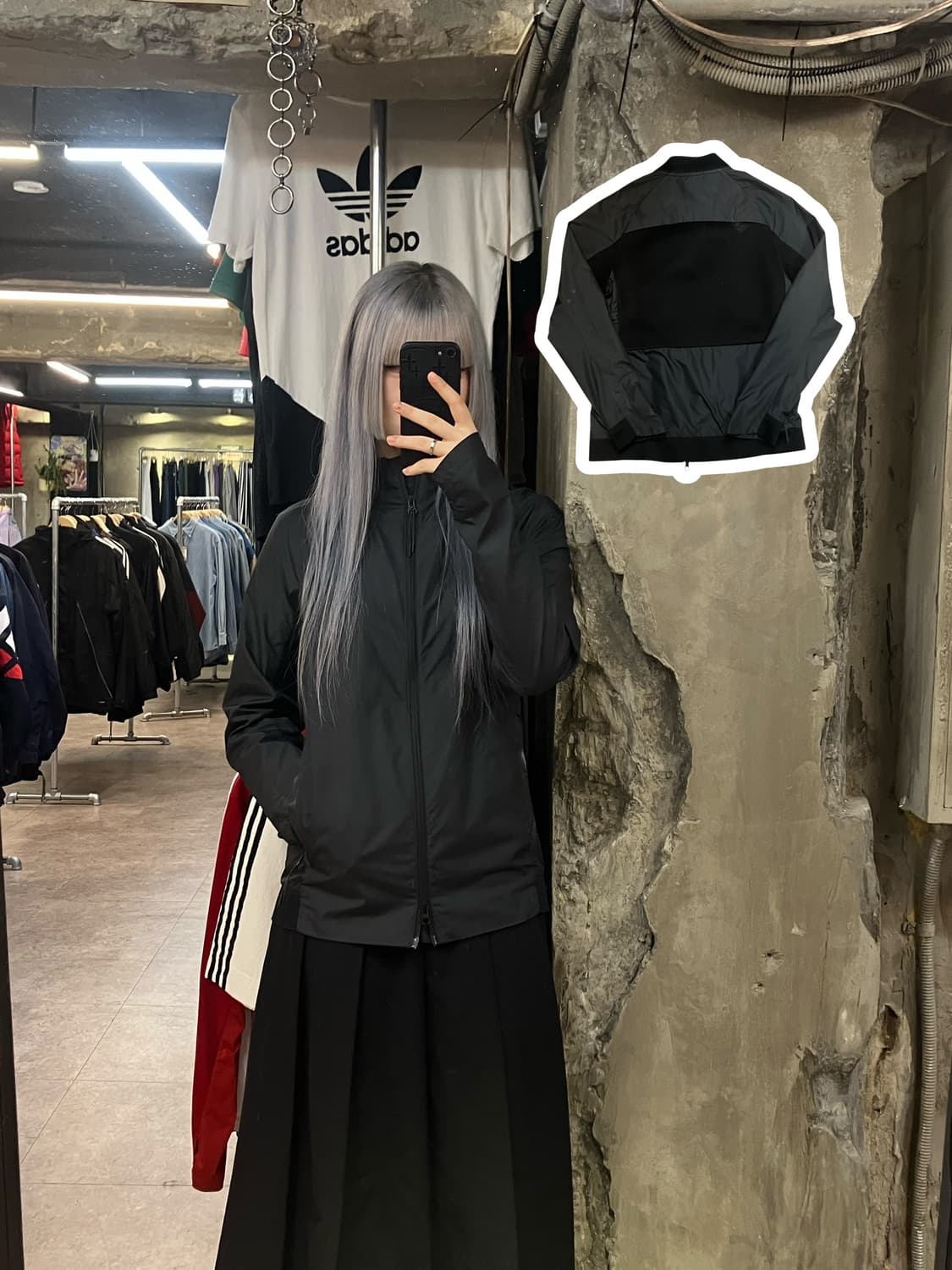 나이키 백매쉬 바람막이 차콜 M  #csz2503 상품이미지1