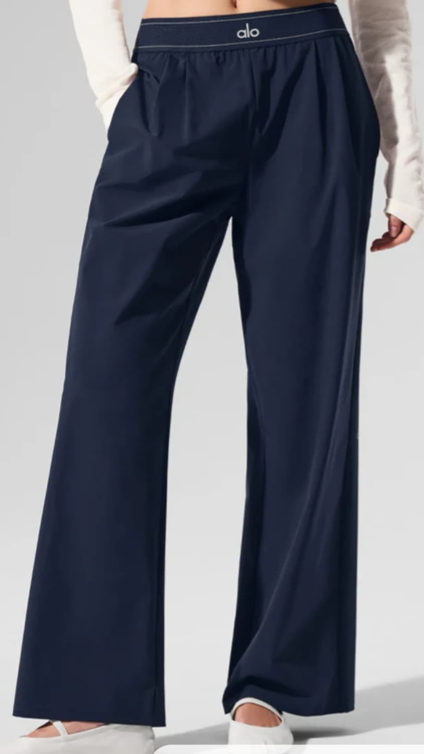 알로요가 네이비 트라우저 팬츠 상품이미지5