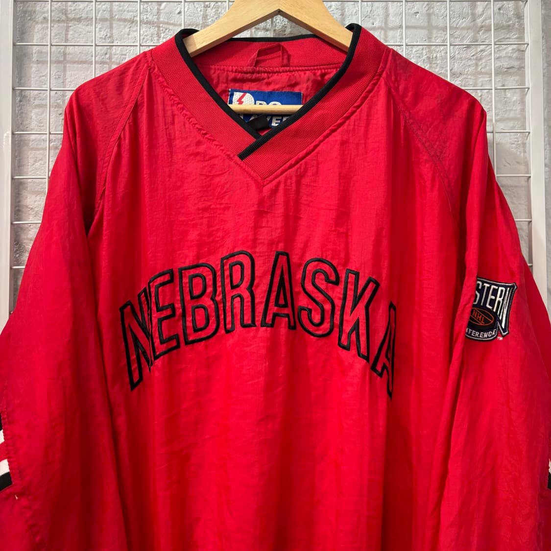 90s 프로 플레이어 올드스쿨 디트로이트 레드윙스 웜업 XL 상품이미지3