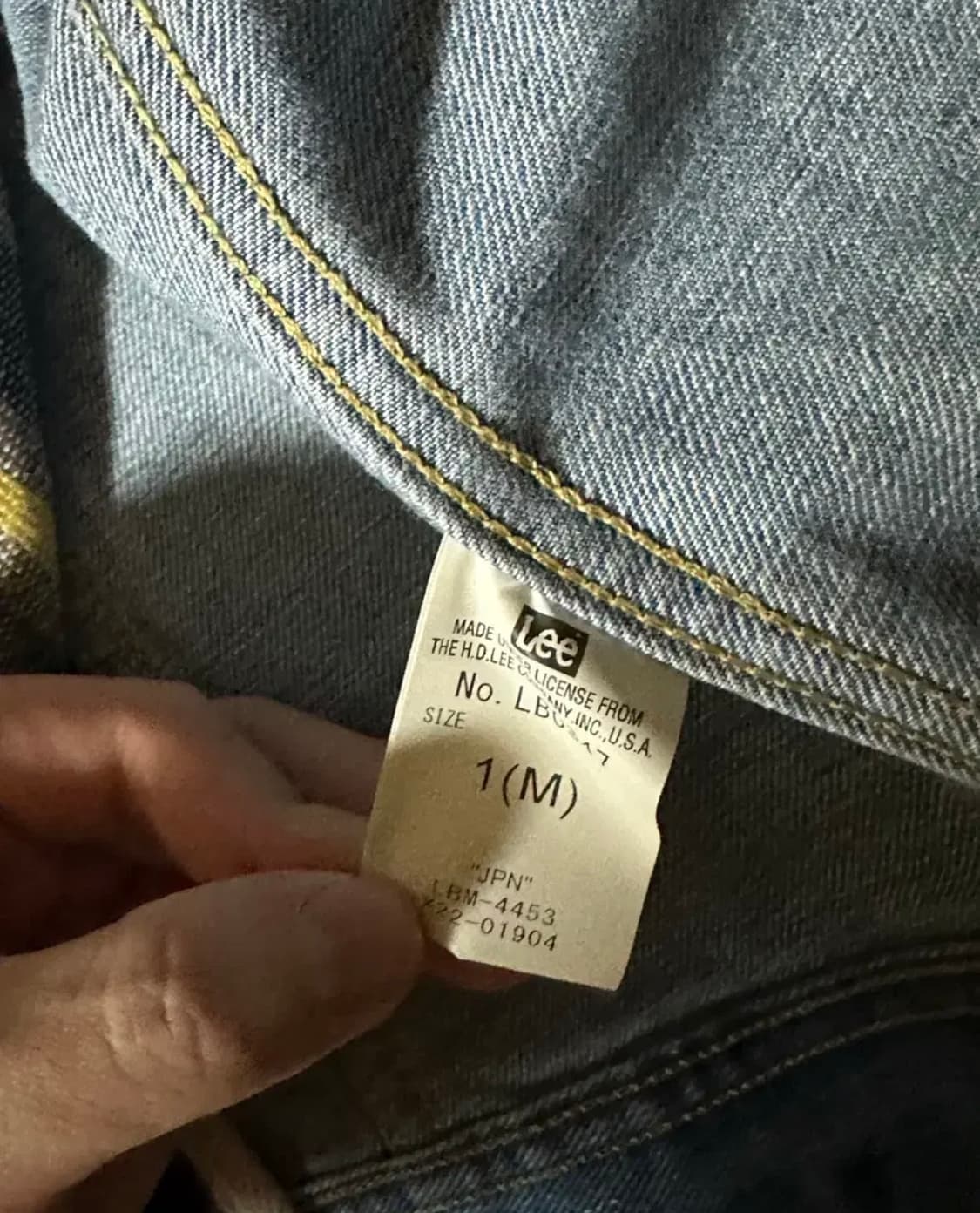 디가웰 x Lee 스톰라이더 데님 자켓 M 상품이미지7
