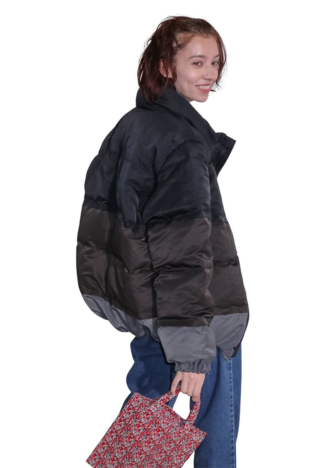 F/ PERVERZE 퍼버즈 스탭다운 패딩 블랙 상품이미지4