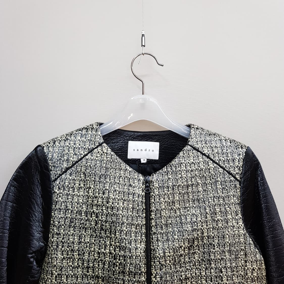 산드로 sandro 베테드 메타릭 자켓 38사이즈 택달린새제품 상품이미지3