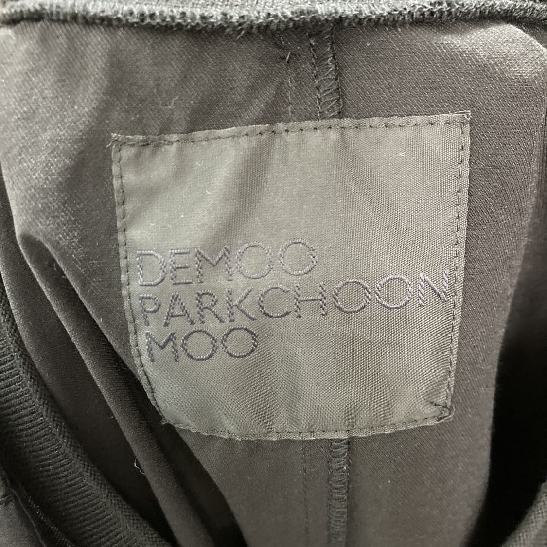 데무 2024 여 프린트 배색 후드베스트 F  상품이미지4