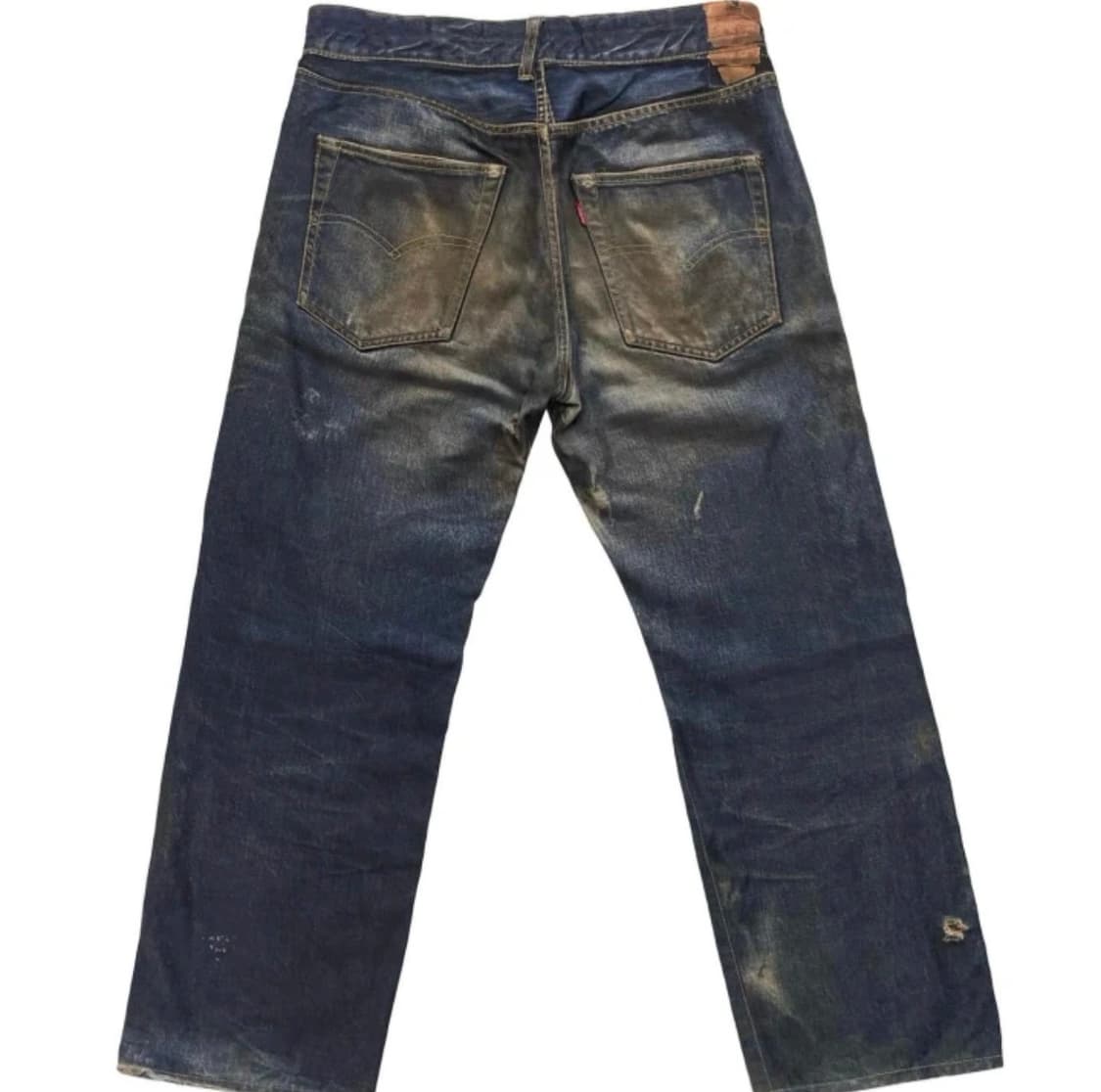 준야 와타나베 디스트레스 워싱 스트링 데님 진 상품이미지2