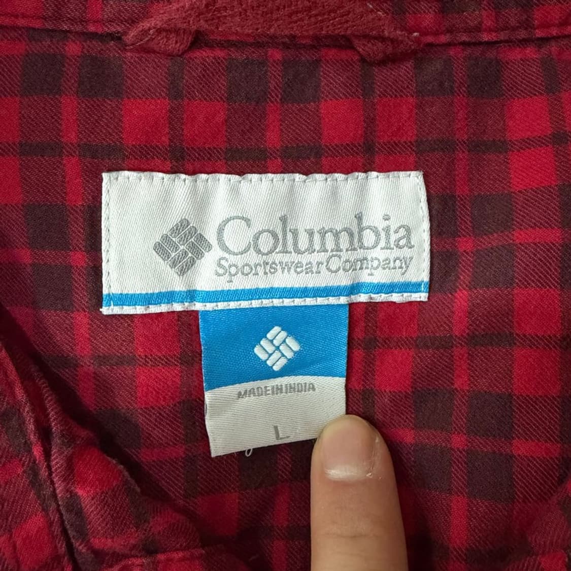 컬럼비아 체크 셔츠 v1341 상품이미지5