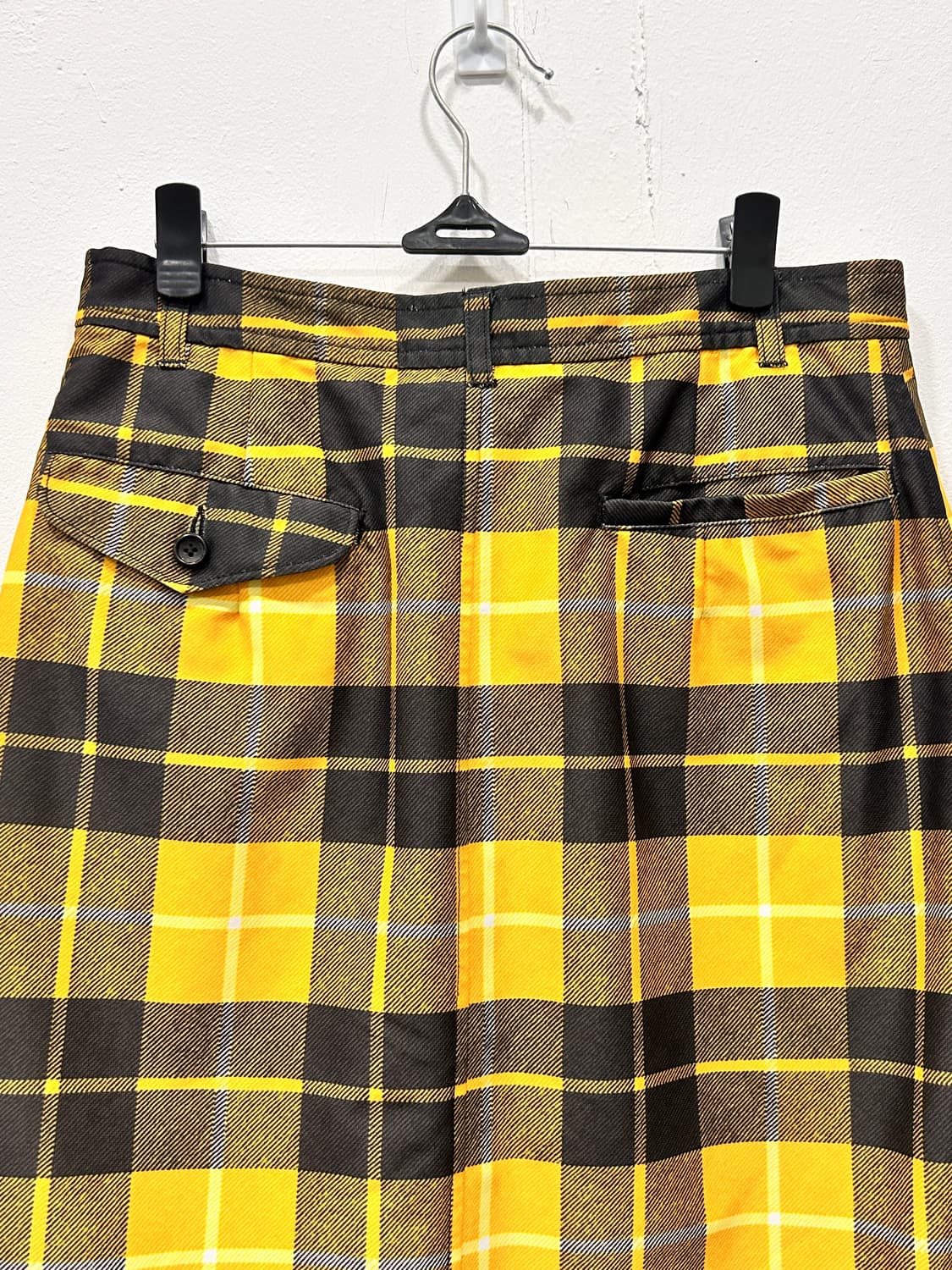 꼼데가르송 타탄 체크 롱스커트 M 상품이미지6