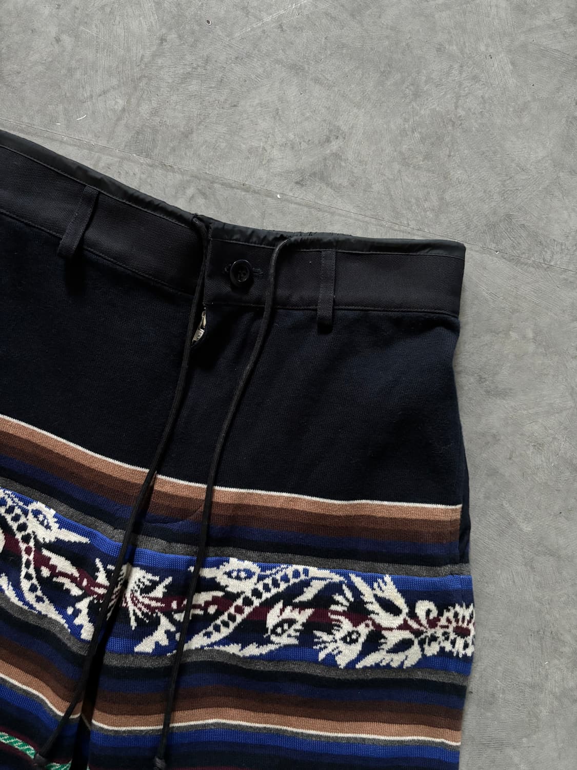 Sacai 사카이 네이비 패턴 쇼츠 상품이미지3