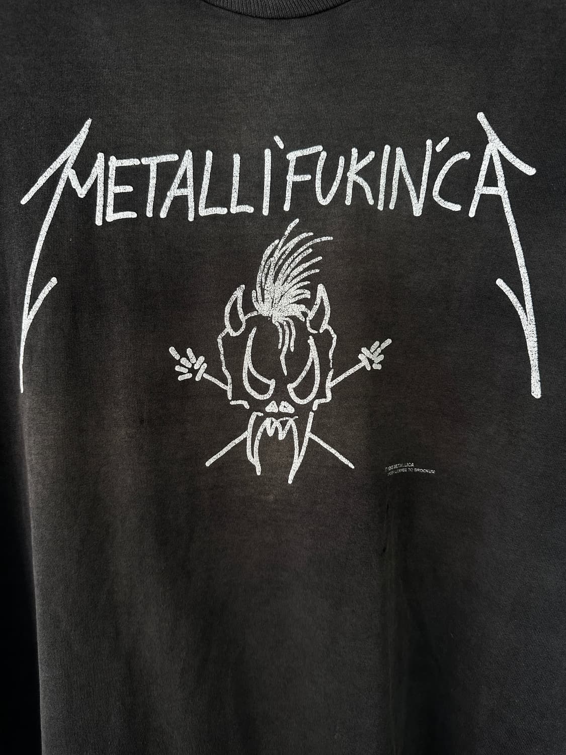 1993 og Metallica eu Tour Band tee 상품이미지3