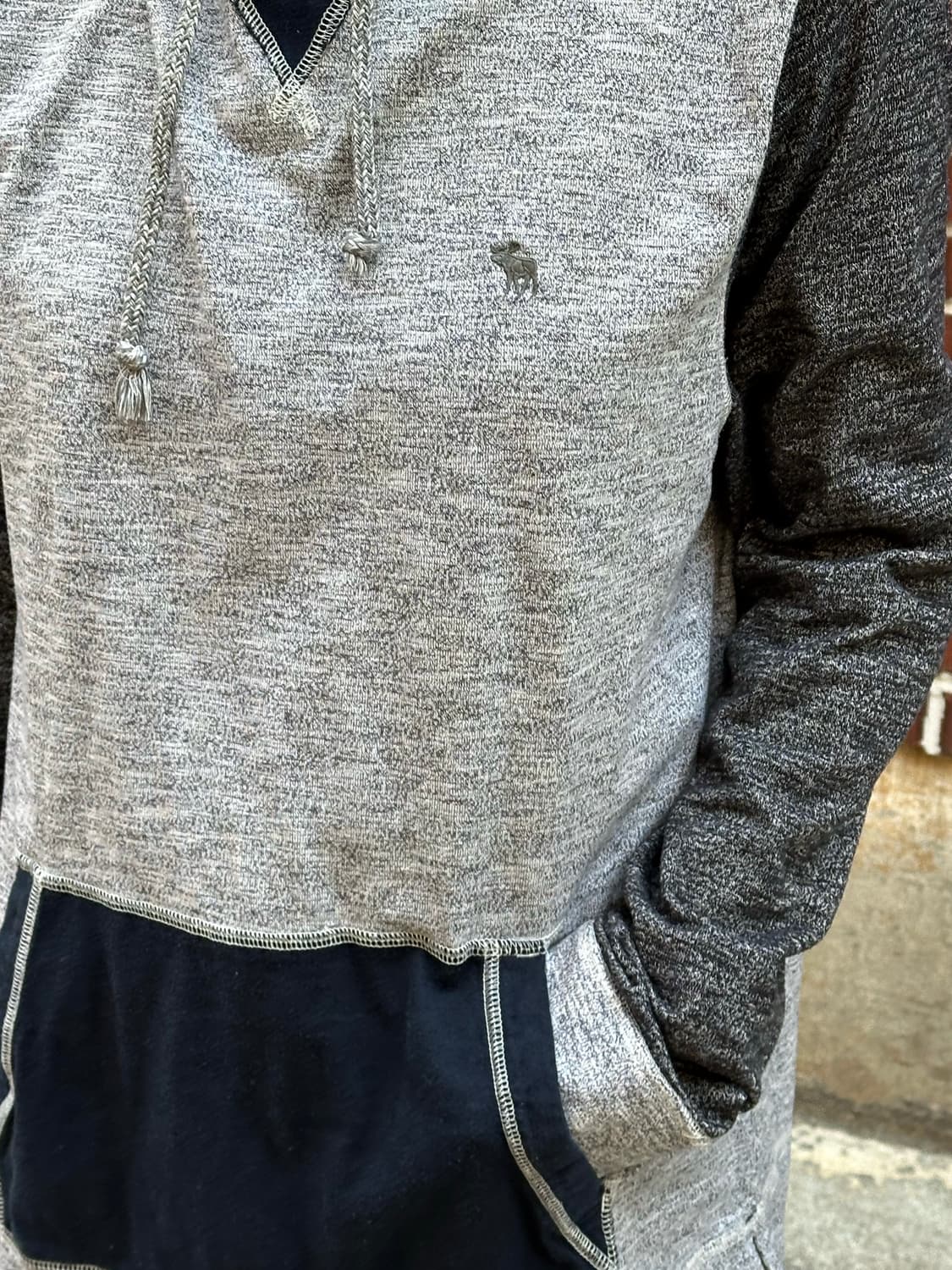 아디다스 바람막이 아베크롬비 후드 언발 펜츠 코디 상품이미지10