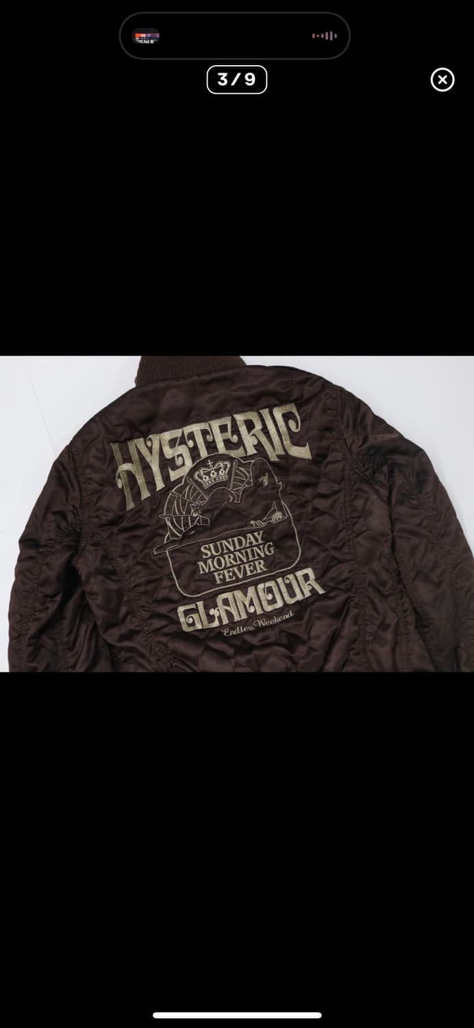 히스테릭글래머 퀼팅 점퍼 상품이미지3