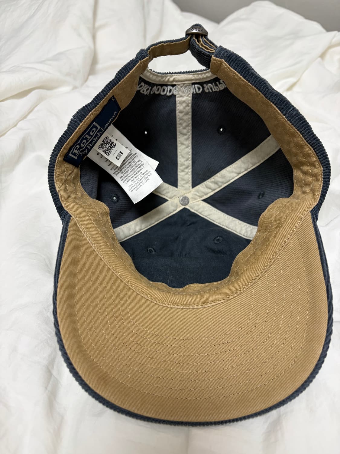 폴로 아플리케 코듀로이 볼캡 판매합니다 상품이미지3