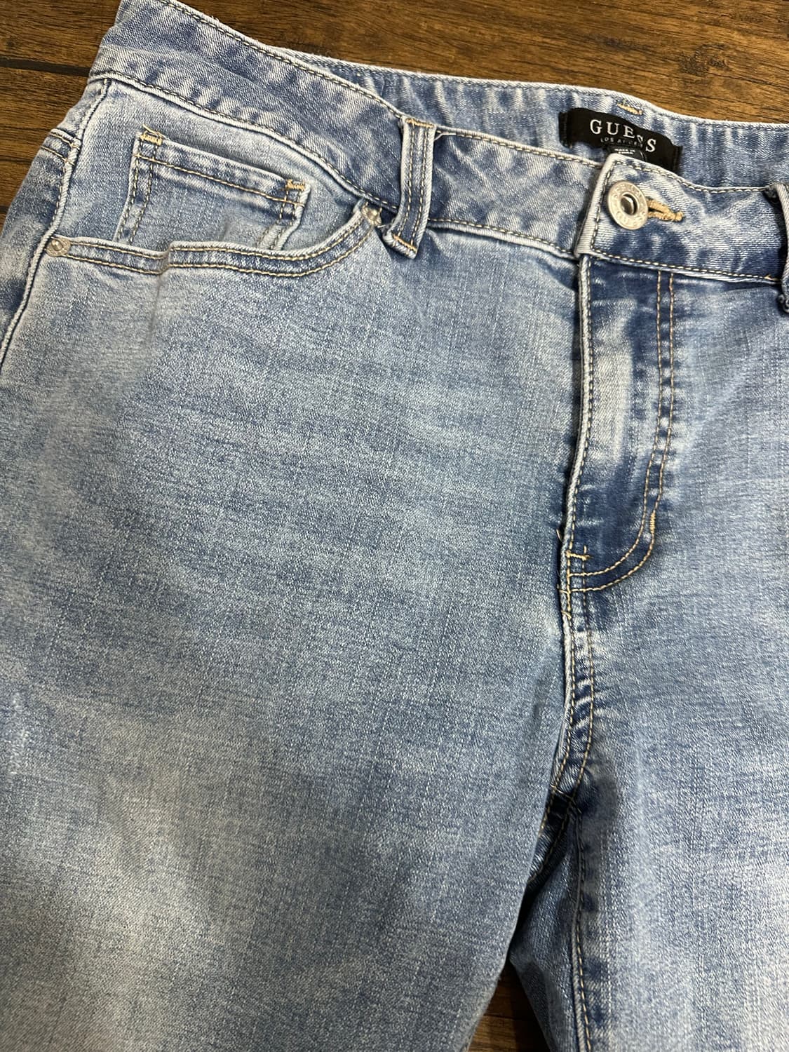 GUESS 게스 연청 빈티지데님 바지 32사이즈 상품이미지2