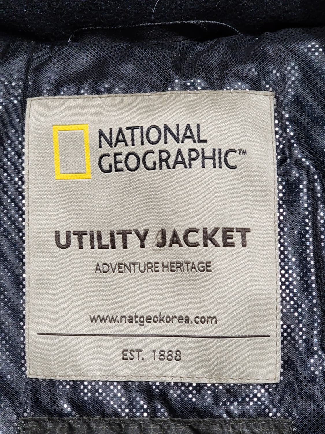 (XL) 내셔널지오그래픽 롱패딩 오리털 점퍼 와펜 다운코트 후드 상품이미지3